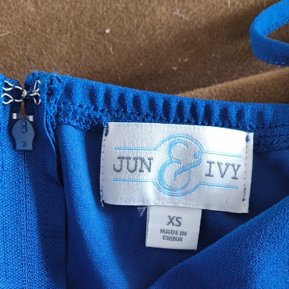 Jun & Ivy Blue Dress